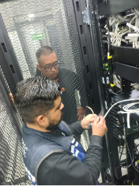 Implementación de fibra óptica en data center certificado